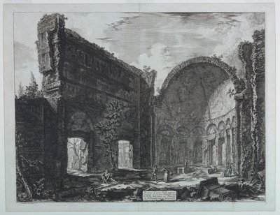 Villa de Adriano cerca de Tívoli, "Le Vedute di Roma" de Giovanni Battista Piranesi