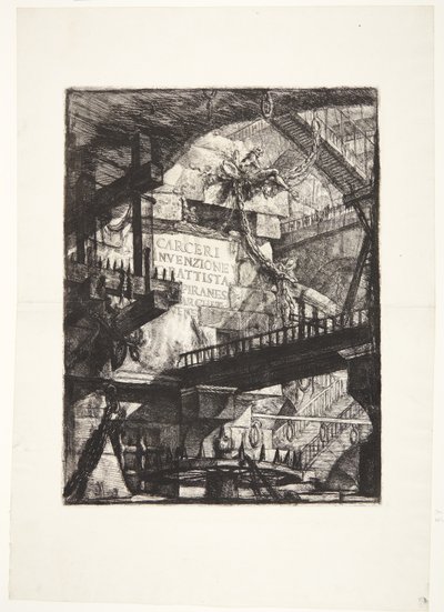 Prisiones imaginarias. Título de Giovanni Battista Piranesi