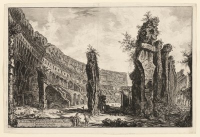 Vista interior del Coliseo, de Vistas de Roma de Giovanni Battista Piranesi