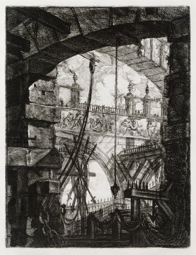 La gran plaza de Giovanni Battista Piranesi