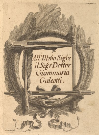 Cartas de justificación escritas a Milord Charlemont y a sus agentes en Roma de Giovanni Battista Piranesi