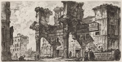 Parte del Foro de Nerva de Giovanni Battista Piranesi