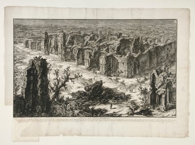 Ruinas de las Termas de Antonino [Termas de Caracalla], de Vistas de Roma de Giovanni Battista Piranesi