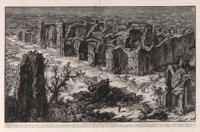 Ruinas de las Termas de Antonino [Termas de Caracalla]), de Vedute di Roma (Vistas de Roma) de Giovanni Battista Piranesi