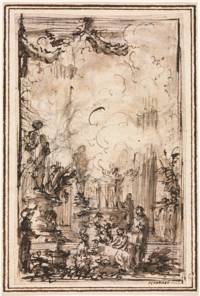 Ofrenda Sacrificial en un Templo de Giovanni Battista Piranesi