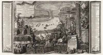 Scenographia Campi Martii, página de Il Campo Marzio dell
