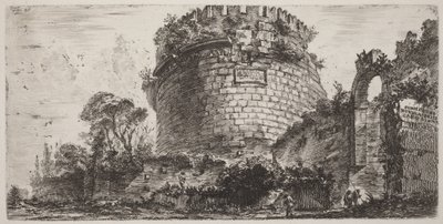 Sepulcro de Metela, llamado Capo di Bove de Giovanni Battista Piranesi