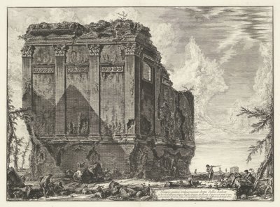 Tempel van Salus bij Roma Antiguo templo comúnmente conocido como della Salute en la Via d