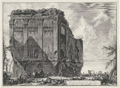 Tempel van Salus bij Roma Antiguo templo comúnmente conocido como della Salute en Via d