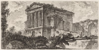 Templo de Clitumno entre Foligno y Spoleto de Giovanni Battista Piranesi
