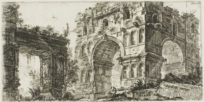 Templo de Jano, lámina 11 de Algunas vistas de arcos triunfales y otros monumentos de Giovanni Battista Piranesi