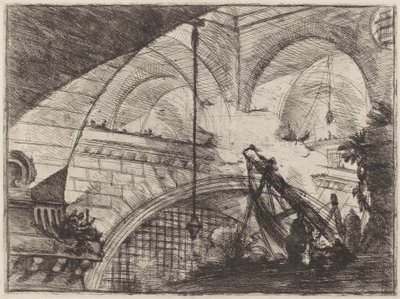 El arco con un adorno de concha de Giovanni Battista Piranesi