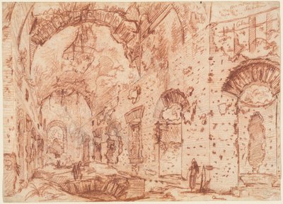 El "Canopo" de la Villa Adriana en Tívoli de Giovanni Battista Piranesi