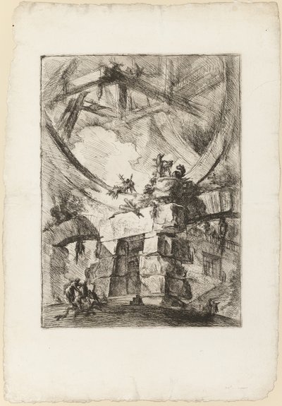Las cárceles, lámina 9 de Giovanni Battista Piranesi