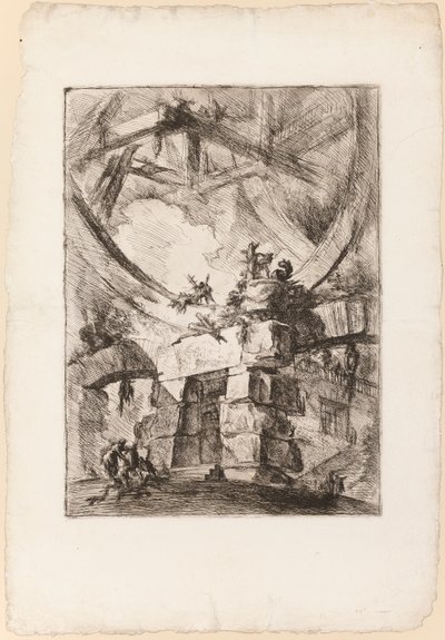 Las cárceles, lámina 9 de Giovanni Battista Piranesi