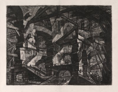 El Arco Gótico, placa 14 de Carceri d de Giovanni Battista Piranesi