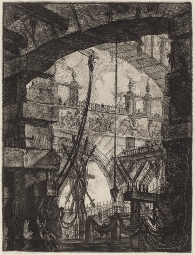 La gran plaza de Giovanni Battista Piranesi
