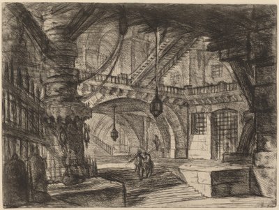 El muelle con cadenas de Giovanni Battista Piranesi