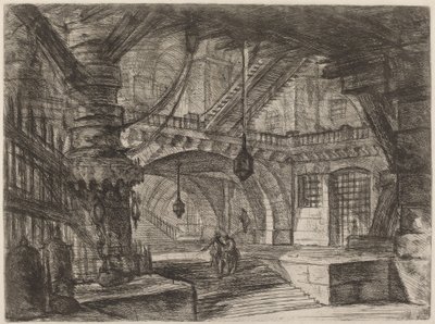 El muelle con cadenas de Giovanni Battista Piranesi