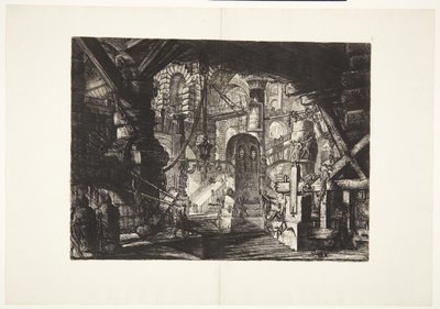 El muelle con cadenas de Giovanni Battista Piranesi