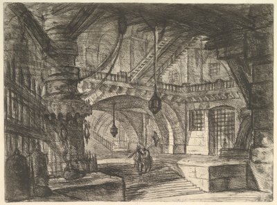El muelle con cadenas, de Carceri d