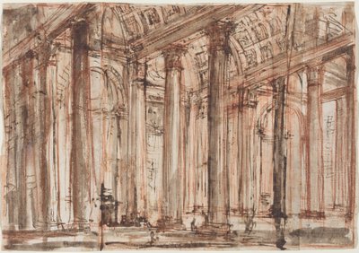 El pórtico del Panteón de Giovanni Battista Piranesi