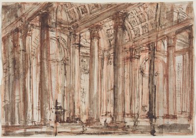 El pórtico del Panteón de Giovanni Battista Piranesi