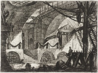 El caballete de aserrar de Giovanni Battista Piranesi
