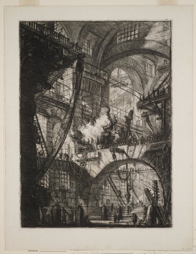El fuego humeante de Giovanni Battista Piranesi