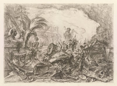 El Arco del Triunfo, de Grotteschi (Grotescos) de Giovanni Battista Piranesi