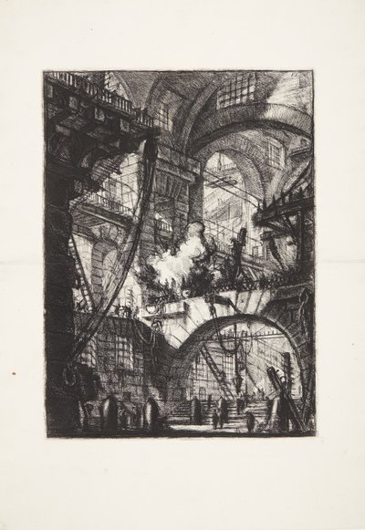 El fuego humeante de Giovanni Battista Piranesi