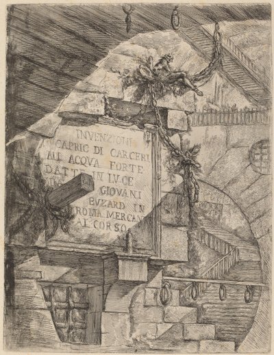 Placa de título de Giovanni Battista Piranesi