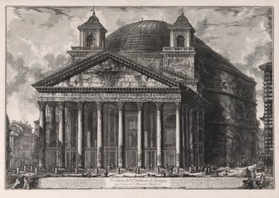 Vista del Panteón d de Giovanni Battista Piranesi