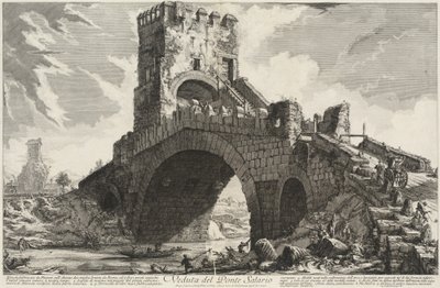 Vista del Puente Salario de Giovanni Battista Piranesi