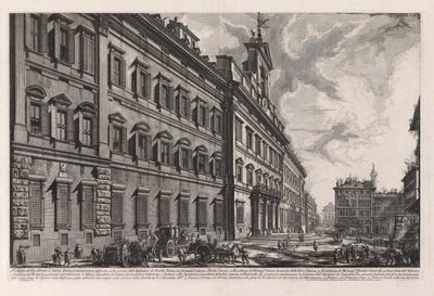 Vista de la Gran Curia Innocenziana de Giovanni Battista Piranesi
