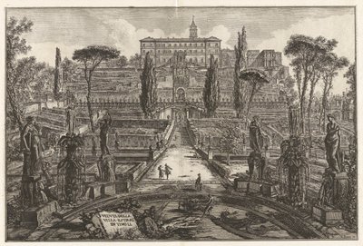 Vista de la Villa d de Giovanni Battista Piranesi
