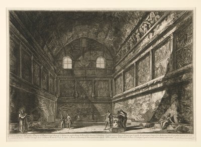 vista interna de la de Giovanni Battista Piranesi