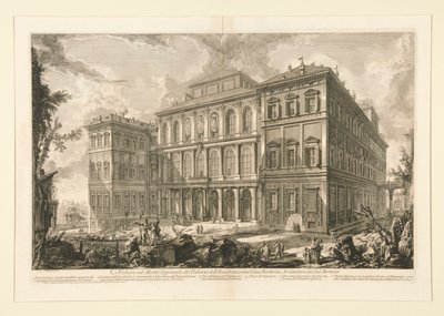 Vista del palazzo dell de Giovanni Battista Piranesi