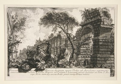 Antiguo acueducto de Acqua Marcia, de Della Magnificenza ed Architettura de de Giovanni Battista Piranesi