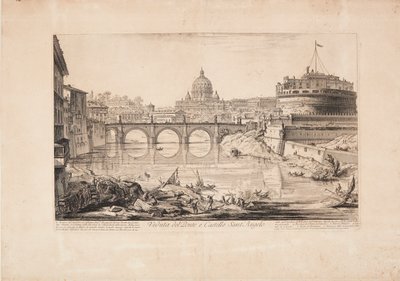 Vista del puente y del castillo de Sant