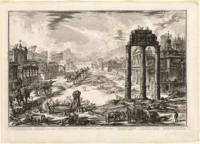 Vista del Campo Vaccino, de Vistas de Roma de Giovanni Battista Piranesi