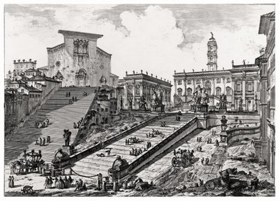 Vista de la Colina Capitolina, de la serie 