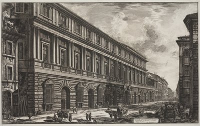 Vista del Palazzo Stopani diseñado por Rafael de Urbino (1483-1520), c.1760-78 de Giovanni Battista Piranesi