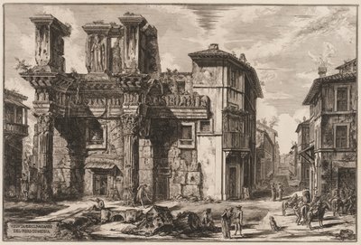 Vistas de Roma: Foro de Nerva de Giovanni Battista Piranesi