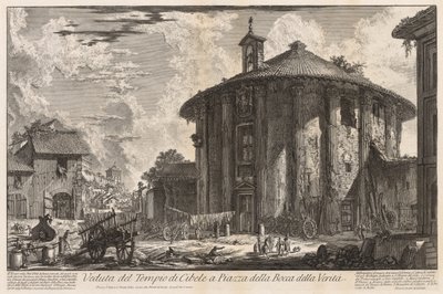 Vistas de Roma: Templo de Cibeles de Giovanni Battista Piranesi