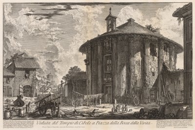 Vistas de Roma: Templo de Cibeles, 1758 de Giovanni Battista Piranesi
