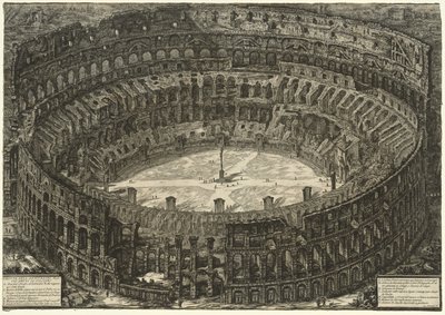 Vistas de Roma: El Coliseo de Giovanni Battista Piranesi