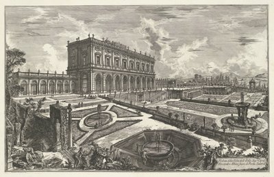 Villa Albani en Roma Vista de la Villa dell