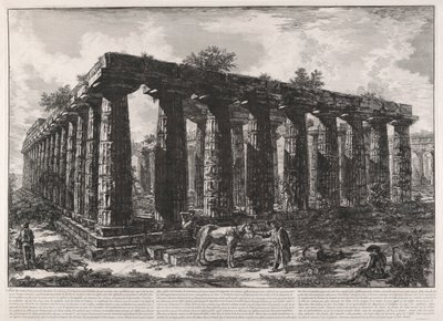 vista de los restos de de Giovanni Battista Piranesi