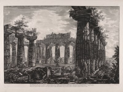 Vista interior del Supuesto Colegio des Anfictions (Vista interior del llamado College des Anfictions), de Diff?rentes Vues de de Giovanni Battista Piranesi